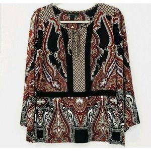 INC International Concepts Blouse size Large